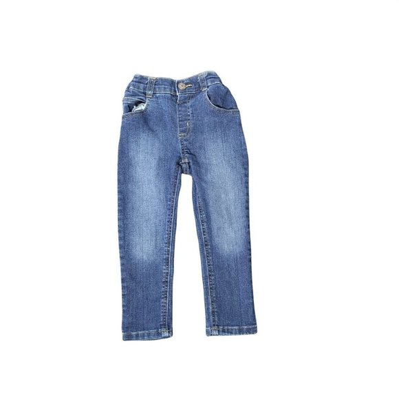 Garanimals Toddlers Adjustable Denim Blue Jeans Size 4T Casual School Play - Picture 1 of 9